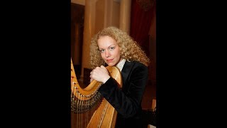 Anna Makarova plays Handel Harp Concerto (solo), op. 4 no. 6, HWV 294