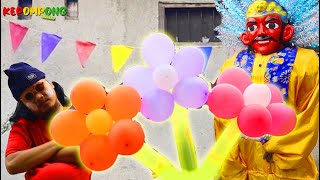 ONDEL ONDEL nyuruh WOWO beli BALON BUNGA!! - KEPOMPONG BALON - ONDEL ONDEL