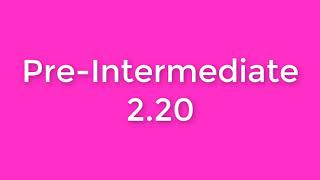 New English File Pre-Intermediate listening 2.20