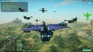 Planetside 2 - Fleet of Galaxies vs. The Crown