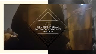 #133 (04.12.18) Хочу сесть на шпагат. Договоренность с залом по тропе ловкости
