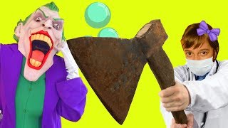 JOKER & Evil Dentist Джокер и ЗЛОЙ СТРАШНЫЙ СТОМАТОЛОГ | MissDianaShow