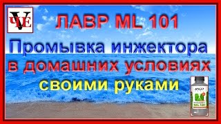 Промывка инжектора в домашних условиях своими руками.  Лавр ML101.