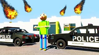 BALDI'S SCHOOLHOUSE GET SWATTED - Brick Rigs Roleplay