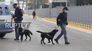 Italy: Heightened security ahead of G20 summit in Rome