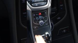 Hyundai Elantra 2014г. Диагностика климат контроля. Перевод F° на C°.