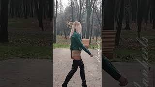 ANIA - BOOTS 1969 AND DENIM SHORTS