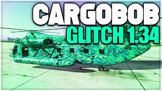 GTA 5 Online: CARGOBOB GLITCH 1.34! (GTA 5 Glitches)