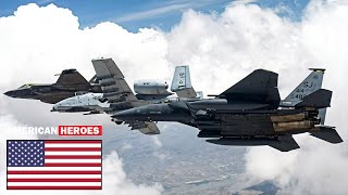 Russian Surprised: ????????US F-16, F-15, F-35, A-10 Warthog On Secret Flight Mission