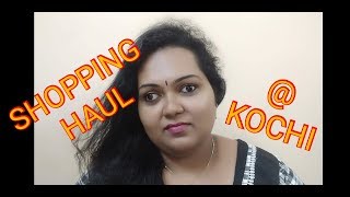 SHOPPING HAUL @ KOCHI || MALAYALAM YOUTUBER || JANAS KITCHEN COLOURS