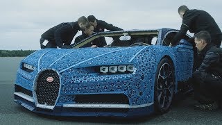Asombroso Bugatti hecho de LEGO | TAMAÑO REAL Y CONDUCIBLE!