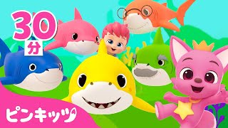 Bebefinn＆サメかぞくといっしょにうたおう | 子どもの歌詰め合わせ | ベイビーシャークトゥルルルルル | Baby shark 他 人気童謡 | ピンキッツ・ベイビーシャーク