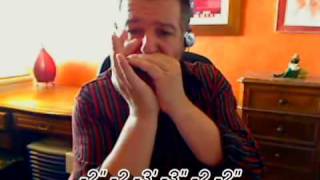 How to play  "Cantaloupe Island" - Paul Lassey - Harmonica Bb / Sib