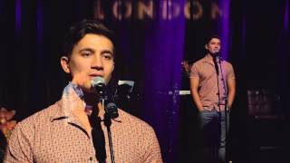 Dean John-Wilson sings 'Kiss the Air' at the Hippodrome on September 7th, 2015