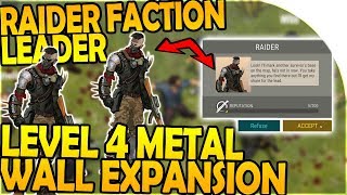 NEW RAIDER FACTION LEADER - LEVEL 4 METAL WALL EXPANSION! - Last Day On Earth Survival 1.7.1 Update