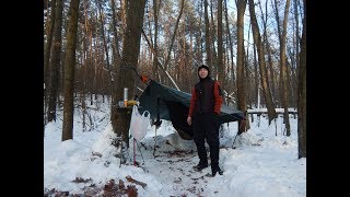 ❄? НОЧЕВКА В ГАМАКЕ  ЗИМОЙ  -12 ?❄hammock camping ?