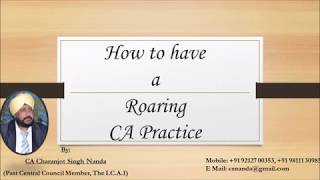 Roaring CA Practice