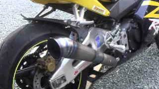 CBR954RR motoGP風メガホンサイレンサー（バッフル付）　マフラー