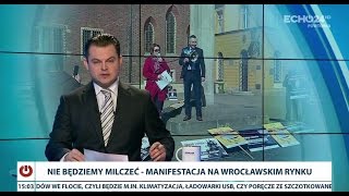 echo24 - Manifestacja Przeciwko Praktykom Świadków Jehowy - Reportaż