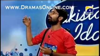 Shahab In Karachi Auditions in Pakistan Idol nice singer but Rejected