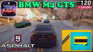 ASPHALT 9 : LEGENDS - SEVERAL KNOCKDOWNS WITH HUGE DRIFTING | MAX BMW M4 GTS PERFECT NITRO & 360 |