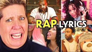 Guess The Rapper From The Lyrics Read By Google Voice! | React