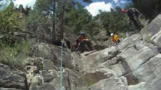 200 foot POV Rap Cascade Creek