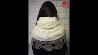 Ажурная обвязка снуда