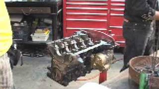 Install Main Bearings and crank shaft on MX-5 Miata at Mike's Place