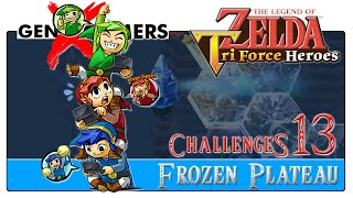 The Legend of Zelda Triforce Heroes Challenges Frozen Plateau Challenges ( Pop all Balloons)
