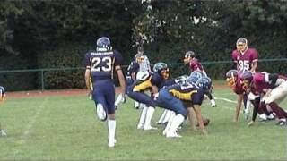 Americn Football Wiesbaden Phantoms Team U-15 1 spieltag