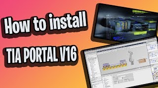 How to install software TIA PORTAL V16