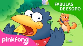 El Cuervo y el Zorro | Fábulas de Esopo | Pinkfong Cuentos Infantiles