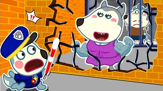 Mommy Wolf Is so Strong! - Escape From Prison Story | @mommywolf
