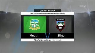 Meath v Sligo - All Ireland Senior Football Championship 2017 - Round 2A - HIGHLIGHTS