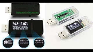 Цифровой USB Тестер с LCD графическим экраном (V, A, mAh, W, Wh, Температура, Время)