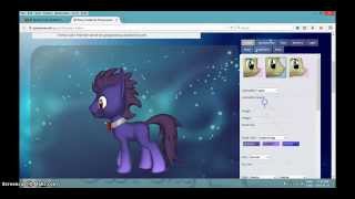 How to make Bonnie the bunny on 3D pony maker