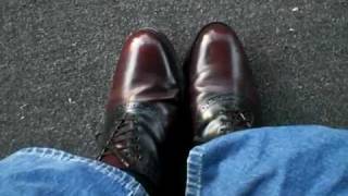 Johnston Murphy saddle shoe play