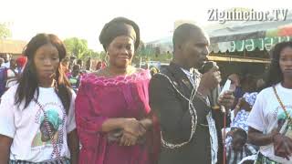 Ziguinchor TV, Goudomp, Djibanar, Visite Aminata Assome Diatta, Ministre commerce et des PME, Discou