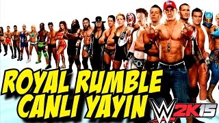 WWE 2K15 | CANLI ROYAL RUMBLE YAYINI, KADINLAR | Ibo , Momo