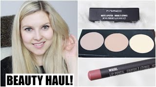 Luxury & Drugstore Beauty Haul | MAC, Real Technique & More!