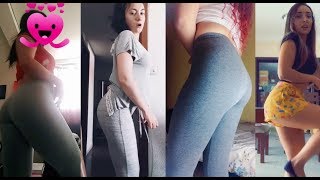 Hot Girls Booty Jiggle In Leggings and Yoga Pants | Girls Booty Jiggle Compilation Part 1