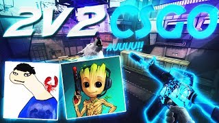 TRAINeando el AIM (͡ ͡° ͜ つ ͡͡°) 2vs2 CS:GO | NEILANS