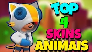 MELHORES SKINS DO LEON ! ||BRAWL STARS||