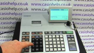E037 Error Message (Department Entry Error) Casio SE-S400 / SE-S800 / PCR-T500 / PCR-T520