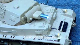 1/16　4号戦車F1型にRRZリコイルシステムとドイツ製リコイルバレル搭載の巻
