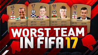 WORST TEAM IN FIFA 17!