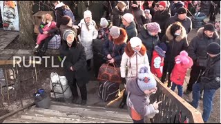 Ukraine: 'We are afraid for the kids' - Civilians evacuate to Russia from DPR