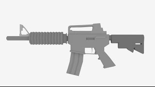 Speed Model | Low Poly M4A1