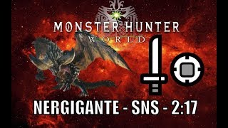 Monster Hunter World - Nergigante - Sword and Shield - 2:17"
